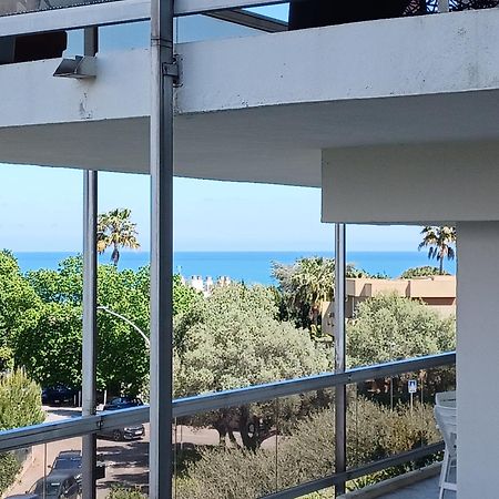 Juan Les Pins Tanit Studio Climatise Vue Sur Mer Piscine Antibes Eksteriør bilde