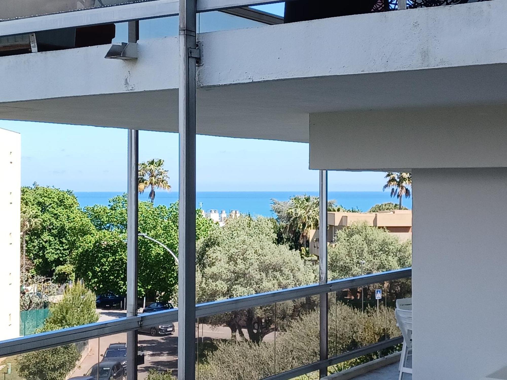 Juan Les Pins Tanit Studio Climatise Vue Sur Mer Piscine Antibes Eksteriør bilde